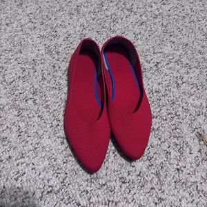 Elegant Red Women's Flats